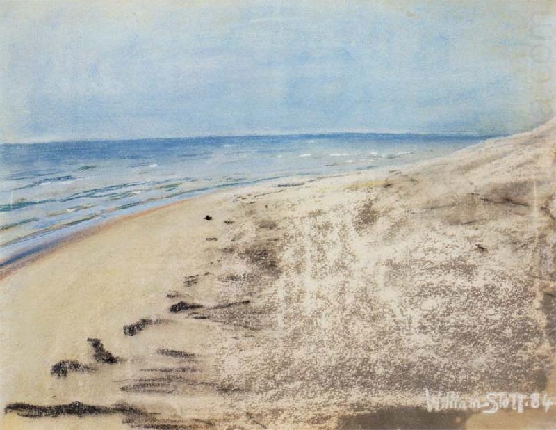 William Stott of Oldham Sand-dunes china oil painting image